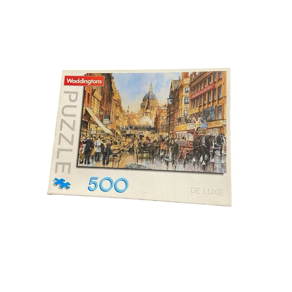 Waddingtons London Brian Eden 500 Piece Puzzle 1996 Vintage De Luxe Complete
